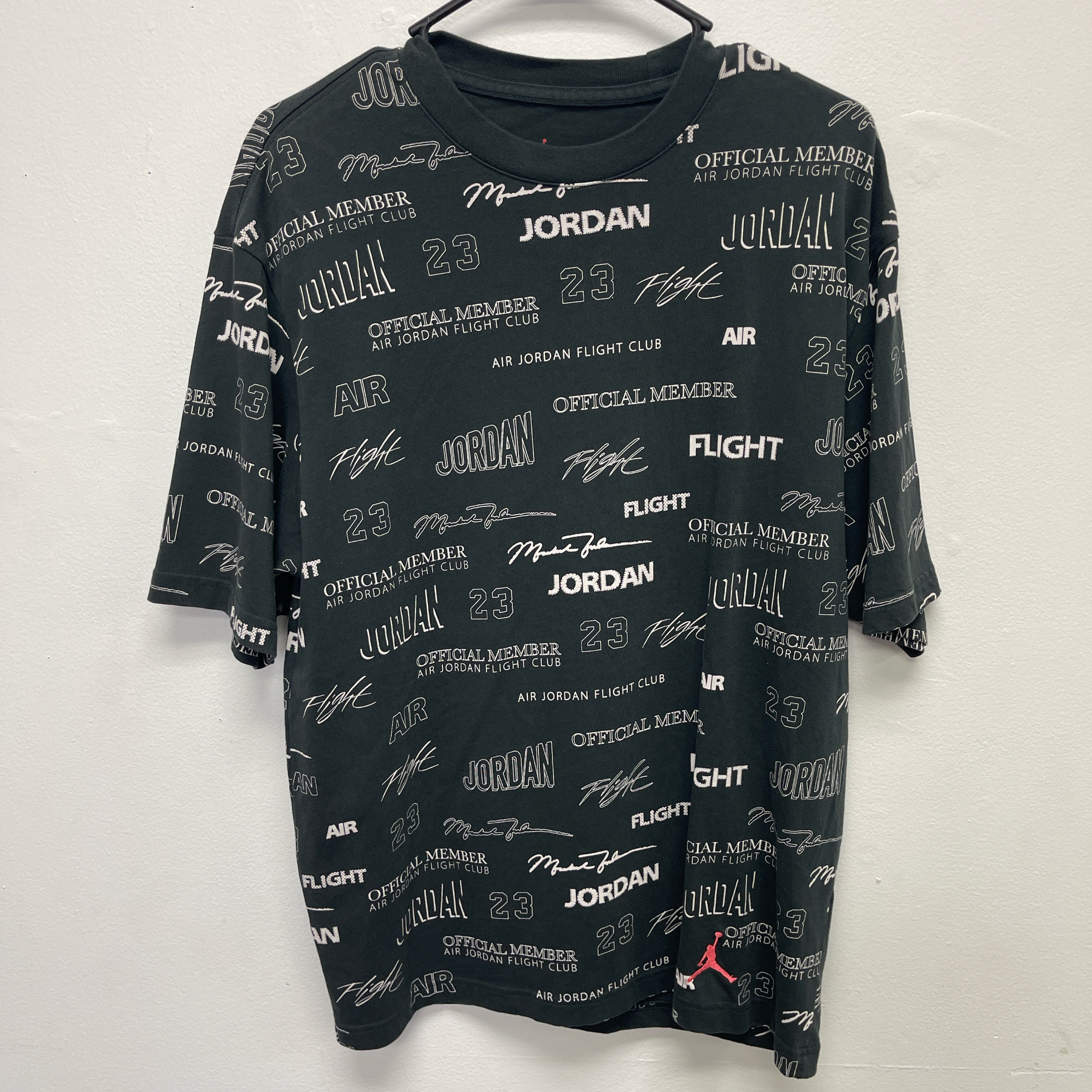 Black Jordan Air Flight t-shirt #sportswear size MEDUIM